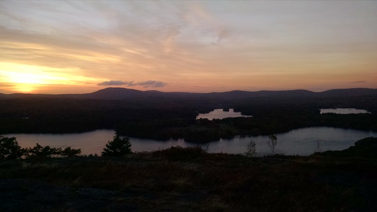 Maiden's Cliff - Megunticook Lake Sunset